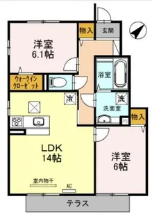 Casa・Caliente【1階】の間取り