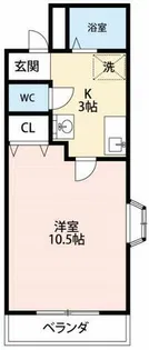 サイリッチ久後崎【1階】の間取り