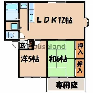 ハイムN【101号室】の間取り