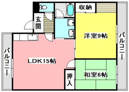 TKマンション【3階】の間取り
