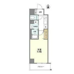 宙(SOLA)御器所駅前【2階】の間取り