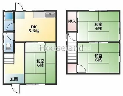 和歌山県和歌山市有家【一戸建】の間取り