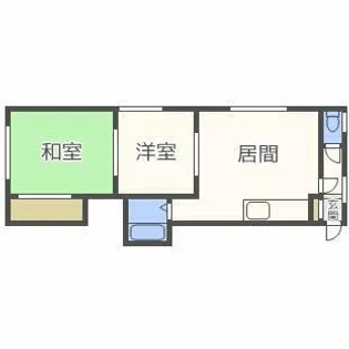 ノースヴィラ55【201号室】の間取り