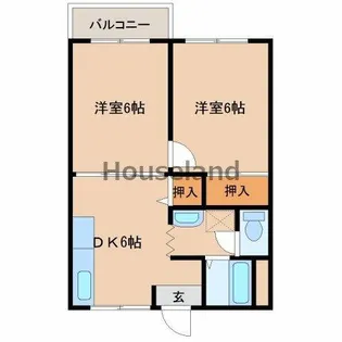 フォーブル吉森【1階】の間取り