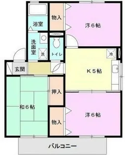 シャルマンコート【1階】の間取り