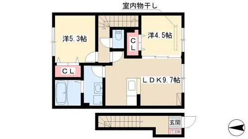 ソフィア【201号室】の間取り