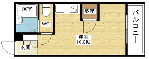 エバーグリーン新大阪【2階】の間取り