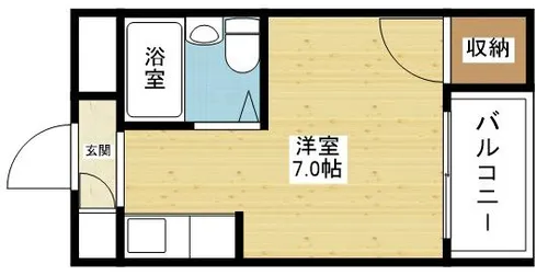 インペリアル江口【2階】の間取り