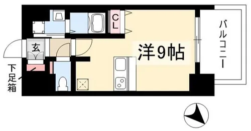 プレサンス新栄リミックス【0904号室】の間取り