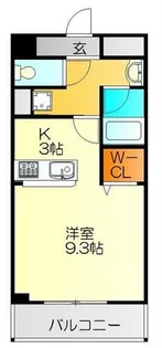 ウッディハウスウエコー【5階】の間取り