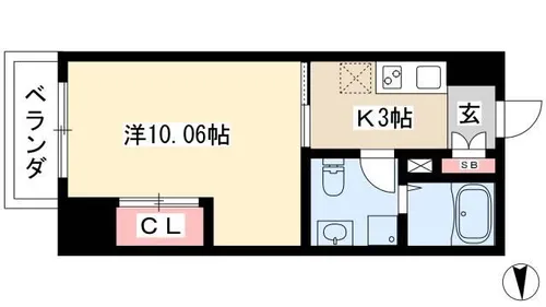 グランデ浅間町【4階】の間取り
