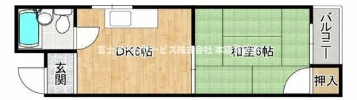 シャトー杉本PARTⅠ【505号室】の間取り