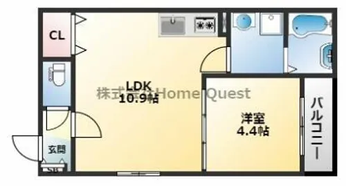 badge tomoi NordⅢ【1階】の間取り