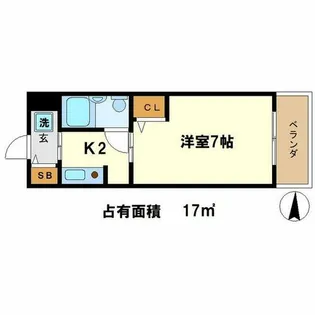 プロスパコート【2階】の間取り