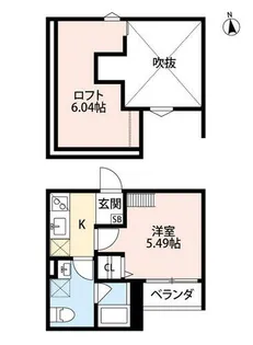 La Chou Chou【2階】の間取り