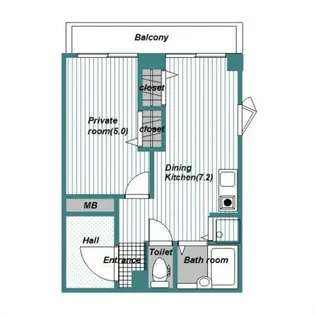 TORIA ROSA【2階】の間取り