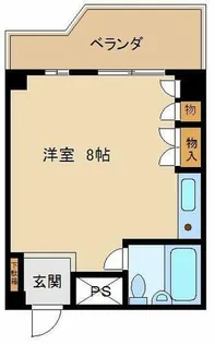 シャローム山城【1階】の間取り