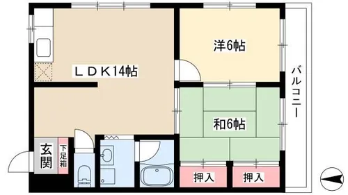 ハートイン向島【302号室】の間取り