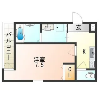 フジパレス堺梅北Ⅲ番館【3階】の間取り