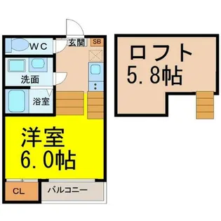 フォルトゥーナ中村【1階】の間取り