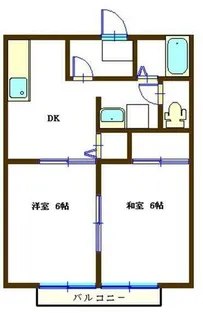 プランドール汐見台【101号室】の間取り