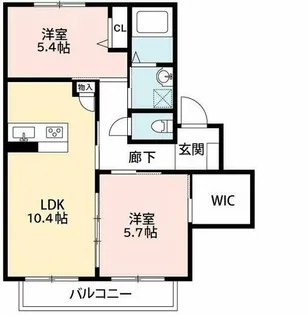 コートイヨダ【1階】の間取り