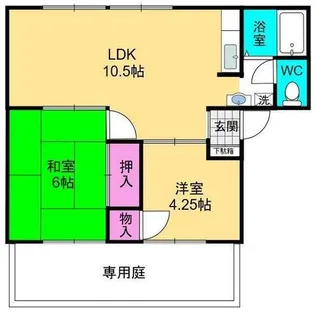 メゾンブランシュ(管理)【102号室】の間取り