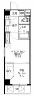 SERENiTE-04【3階】の間取り