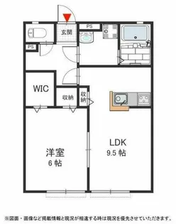 エスポワールⅡA棟【1階】の間取り
