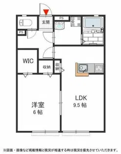 エスポワールⅡA棟【2階】の間取り