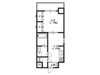グランシャイニー【9階】の間取り