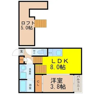 本陣テラス【1階】の間取り