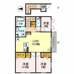 グランモート【2階】の間取り