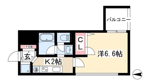 東桜コート【0701号室】の間取り