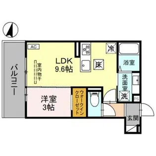アビオン上賀茂【3階】の間取り