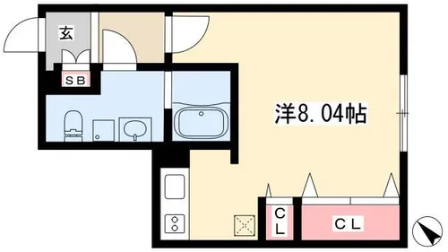 Branche覚王山【2階】の間取り