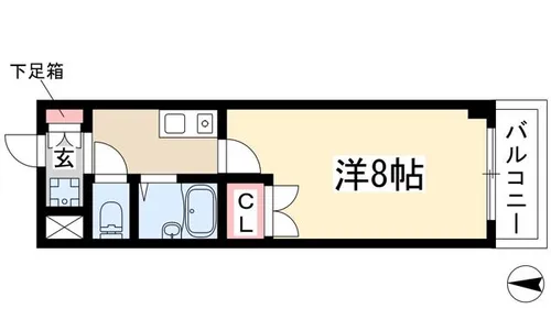 フェリーク ジュール【3階】の間取り