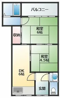 天見文化【2階】の間取り