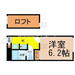 レオパレスTS中村【108号室】の間取り