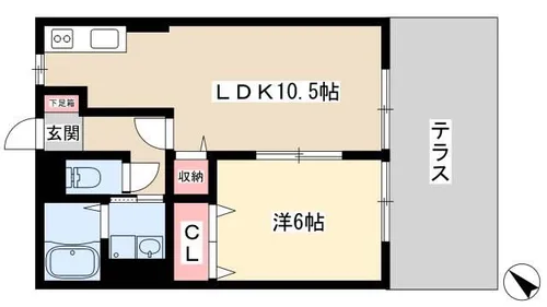 パルティータ【1階】の間取り