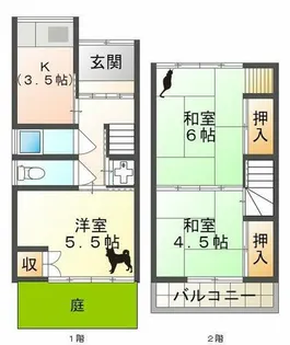 兵庫県神戸市垂水区山手3丁目【一戸建】の間取り