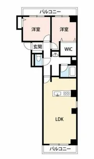DENCITY CROSS SITE【13-E号室】の間取り
