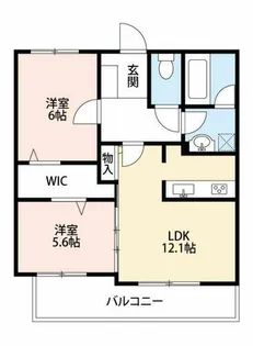 サンコートHITOTSUGI【4階】の間取り