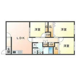 マリンハイム塩屋【2階】の間取り