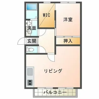 エード白川【2階】の間取り