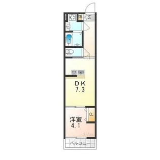 フォーリアライズ京都東寺【5階】の間取り