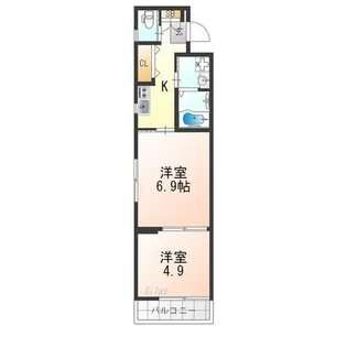 フォーリアライズ京都東寺【3階】の間取り