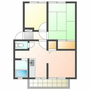 アーバン堂ノ前【2階】の間取り