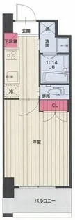 No102 CLUB ORIENT【8階】の間取り