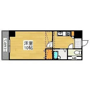 No.31 G-プロジェクト天神【5階】の間取り